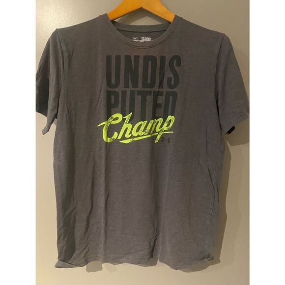 Under Armour Boys Undisputed Champ Graphics Athletic Tshirt Size Youth XL - Picture 1 of 6